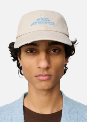 Casquette délavée à motif floral